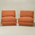 Montyne Bouclé Armless Chair - Deep Caramel Shade | Textured Bouclé Upholstery | Kinwell Furniture | Warm Modern Accent Seating